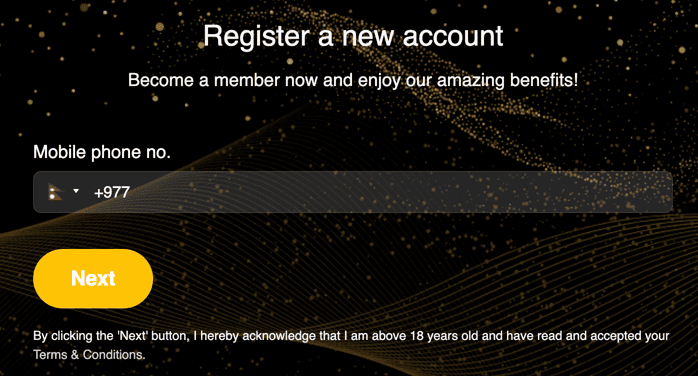 Registration at Ak8Win casino
